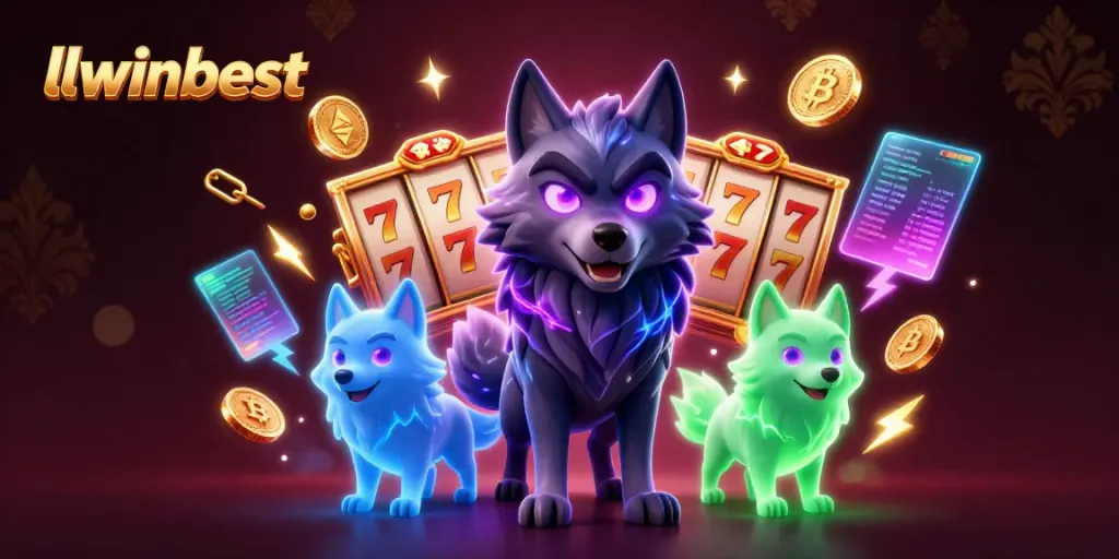Experience electrifying games at llwinbest with 3D wolves and crypto elements.