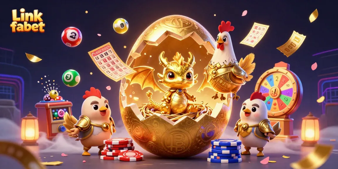 Experience Link fabet as a golden dragon guards poker chips amidst vibrant casino elements.