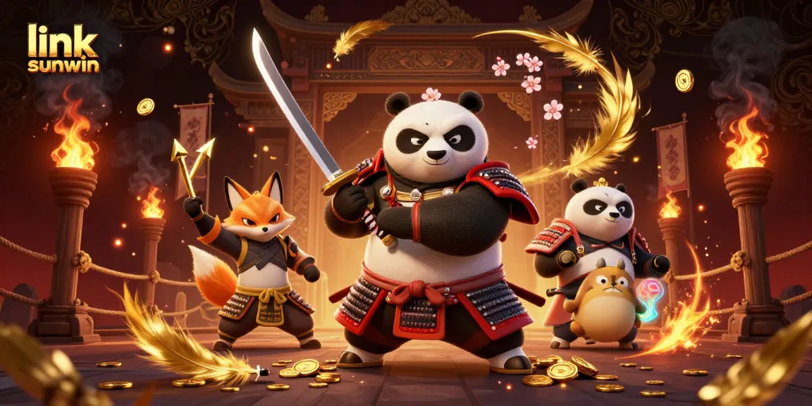 Experience thrilling action at link sunwin with a dynamic illustration of legendary characters in an engaging casino scene.